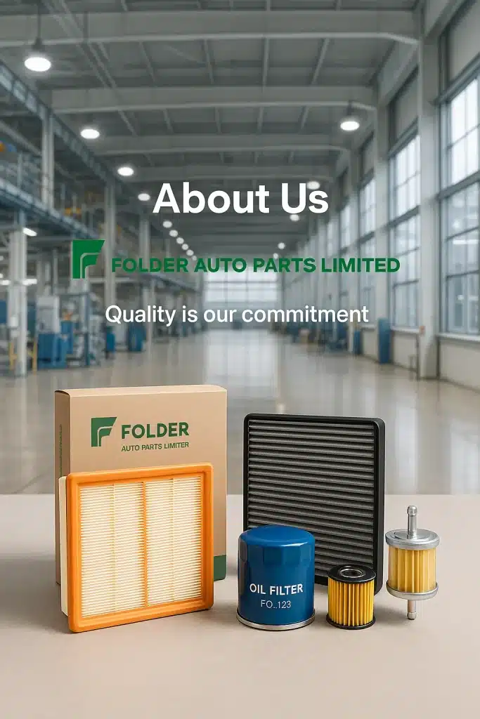 Folder Auto Parts Limited factory with premium Engine Air Filters, AC Filters, Oil Filters, and Fuel Filters – Quality is our commitment