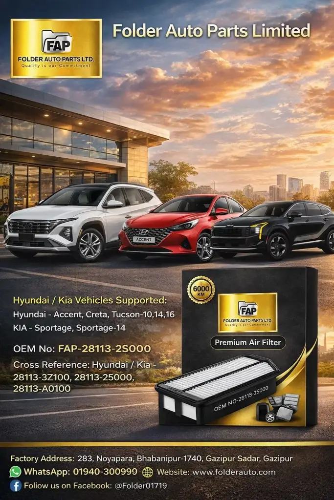 Premium Air Filter for Hyundai & KIA