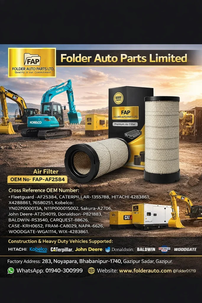 Premium Air Filter FAP-AF25384 for heavy duty vehicles