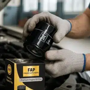 Premium engine oil filter installation for Mitsubishi at Folder Auto Parts