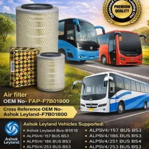 Premium Air Filter for Ashok Leyland Bus