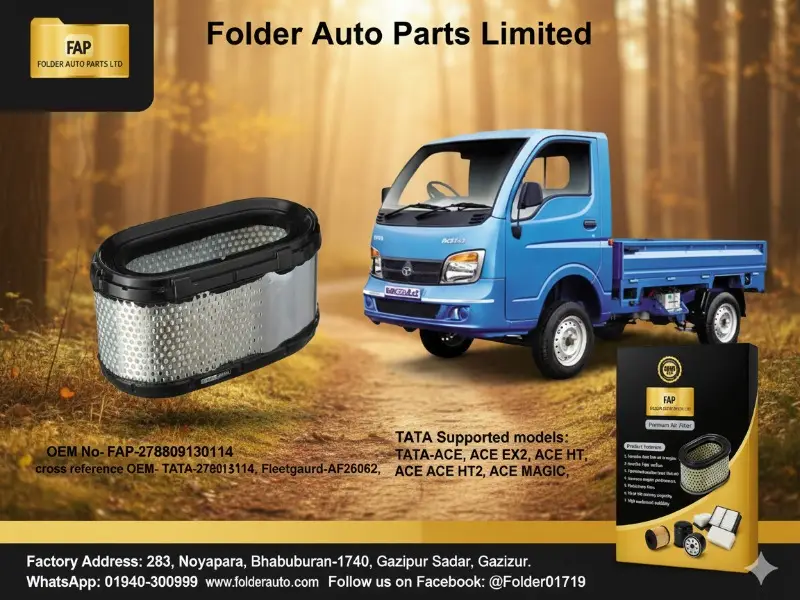Premium Air Filter for TATA ACE – Folder Auto Parts